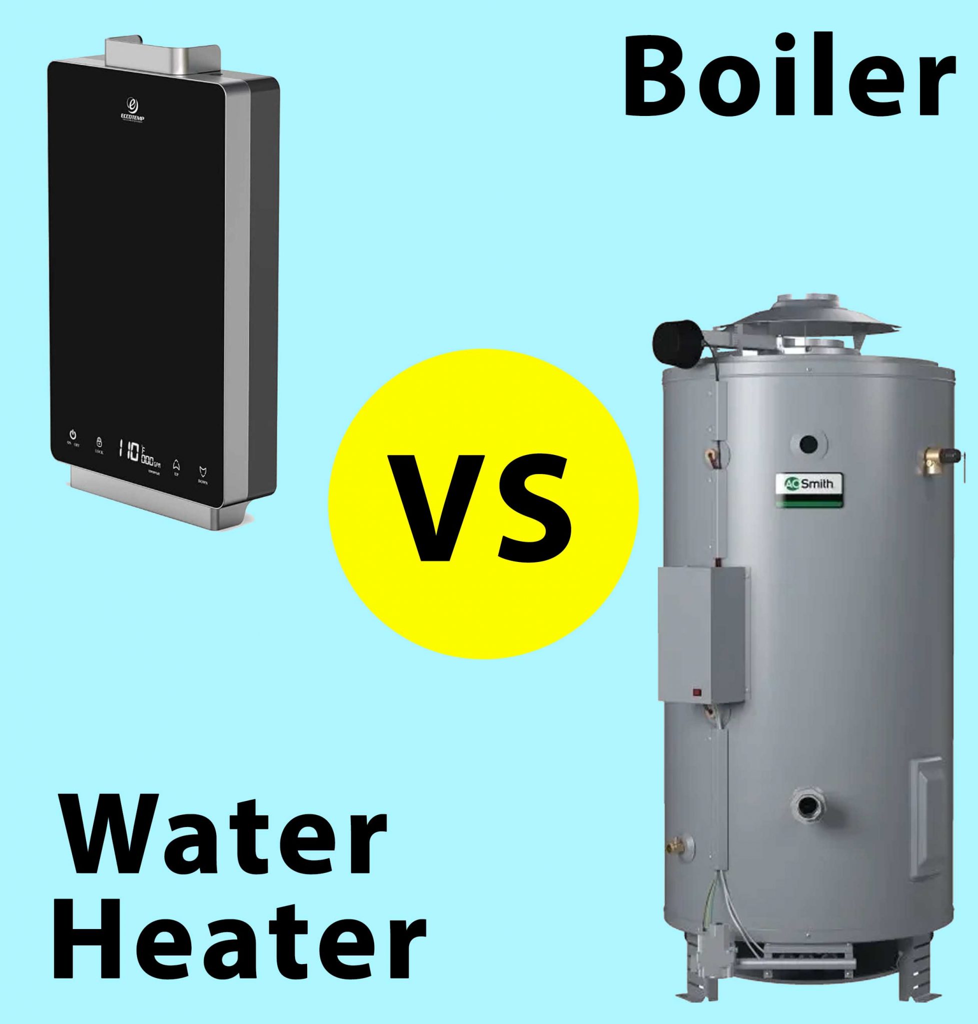 boiler vs water heater comparison Heaters Review